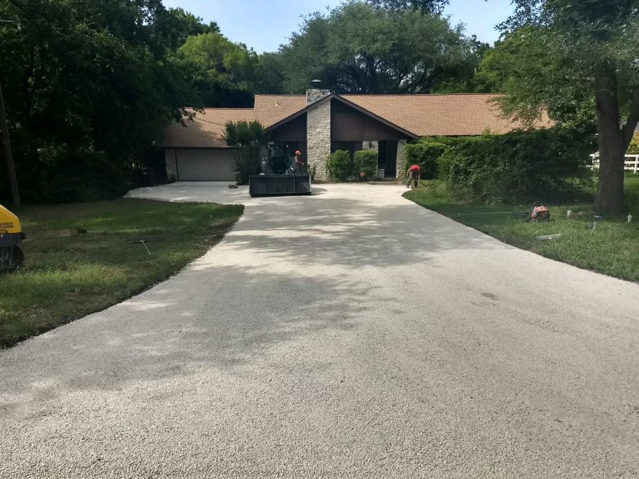 Gravel driveway project